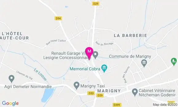 Localisation Dr Xavier Ducloux