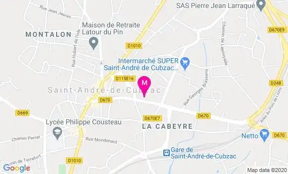 Localisation Dr Jean Marc François