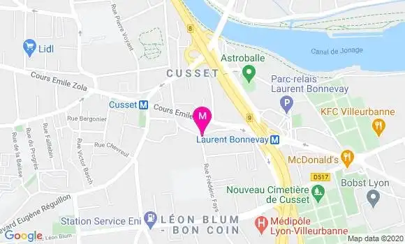 Localisation Dr Vincent Vieille