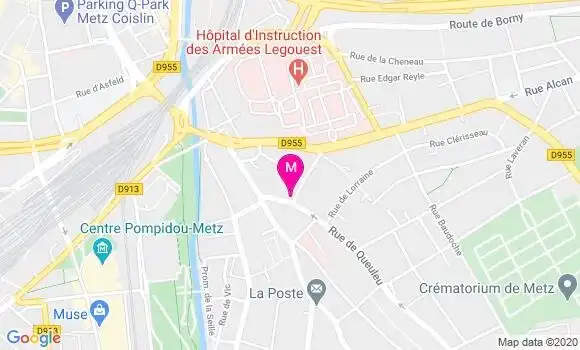 Localisation Dr Philippe Meyer Bisch