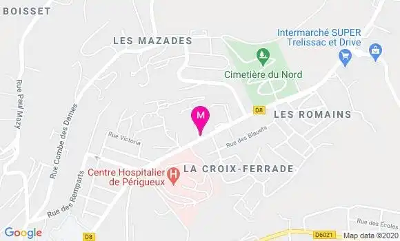 Localisation Dr Philippe Dexemple