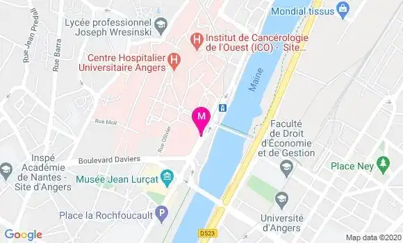 Localisation Dr Vincent Blin