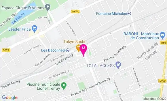 Localisation Dr Patrick Serpeau