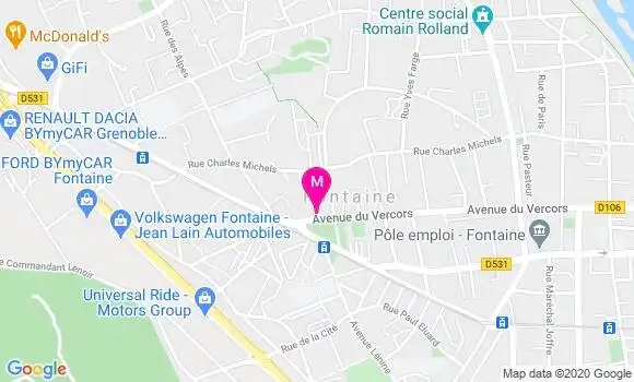 Localisation Dr Nadia Monges