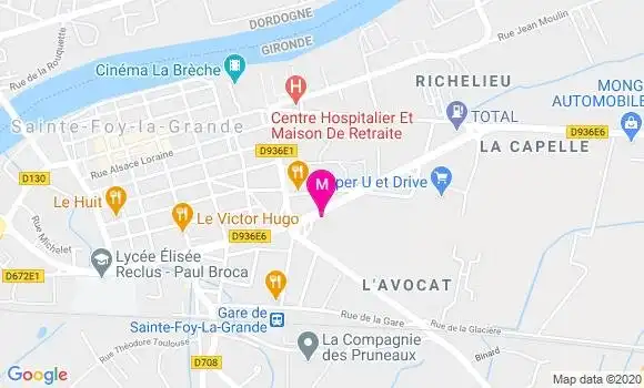 Localisation Dr Liliane Lambert