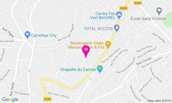Localisation Dr Yves Surlemont