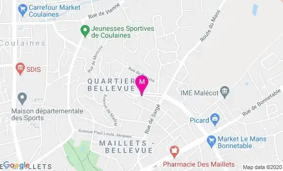 Localisation Dr Florence Canourgues
