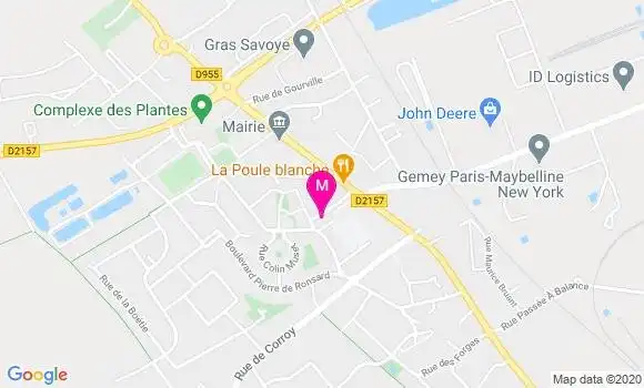 Localisation Dr Marie Anne Voisin Ruffier
