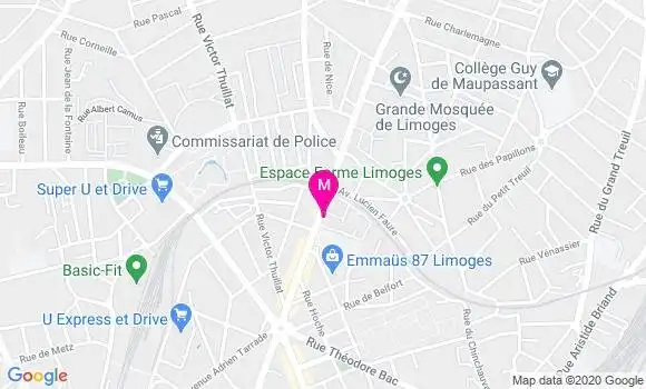 Localisation Dr Laurent Fauvet