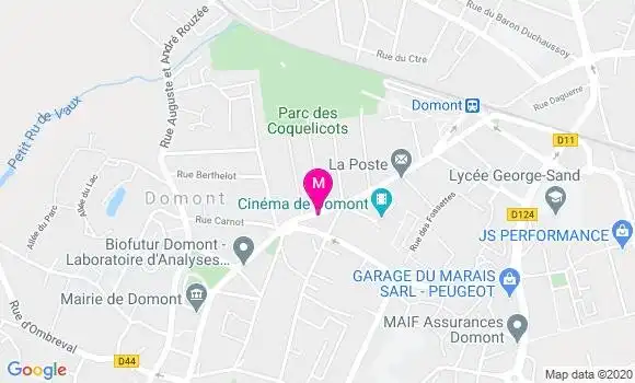 Localisation Dr Mireille Gater