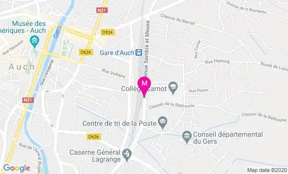 Localisation Dr Jean Pierre Allibe