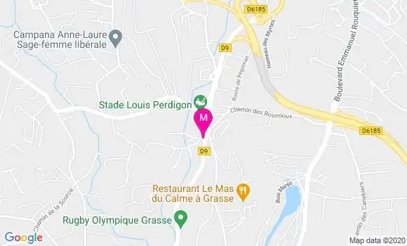Localisation Dr Christine Delcour Sanchez