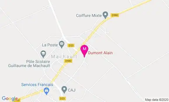 Localisation Dr Anne Sophie Dumont