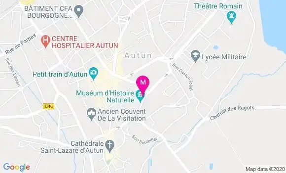 Localisation Dr Sylvie Bertin Jacquot