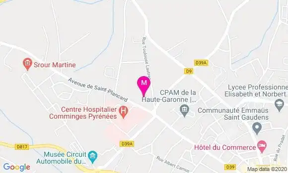 Localisation Dr Jean Philippe Bonnet