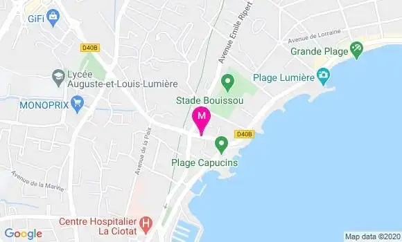 Localisation Dr Brigitte Cavalier