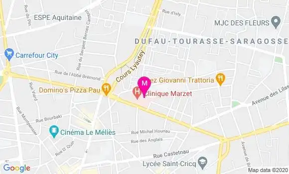 Localisation Dr Thierry Solans