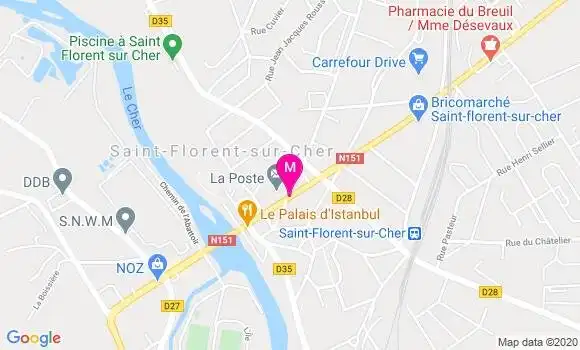Localisation Dr Henri Fau
