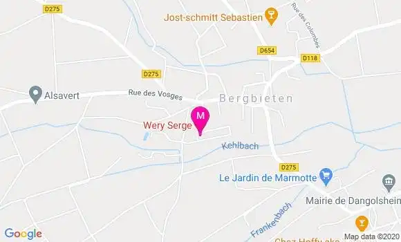 Localisation Dr Serge Wery