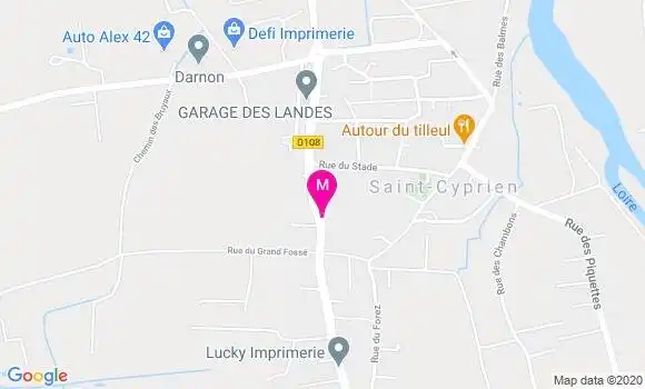 Localisation Dr Caroline Thomas