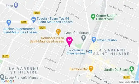 Localisation Dr Janine Leroux