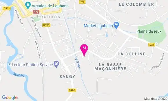 Localisation Dr Aline Caburet