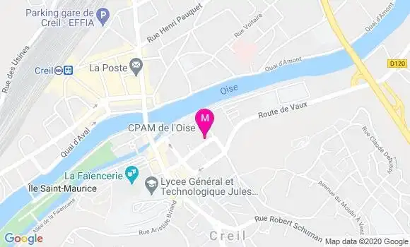 Localisation Dr Carine Davoux