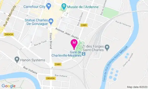 Localisation Dr Bertrand Arnoux