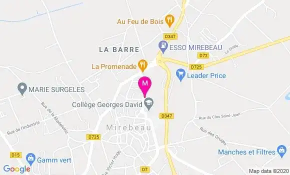 Localisation Dr Béatrice Darchen