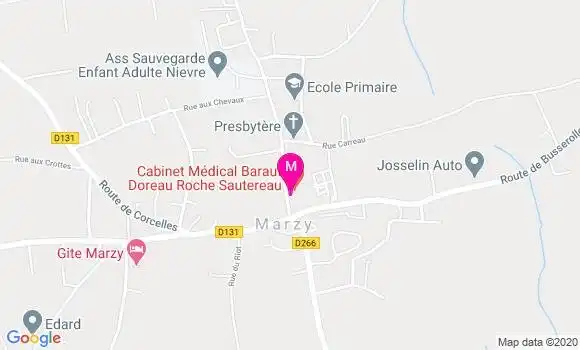Localisation Dr Anne Doreau