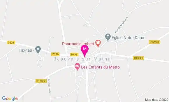Localisation Dr Xavier Mergans