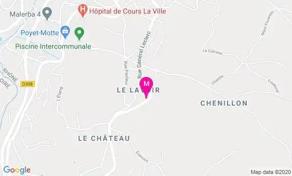 Localisation Dr Olivier Laprais