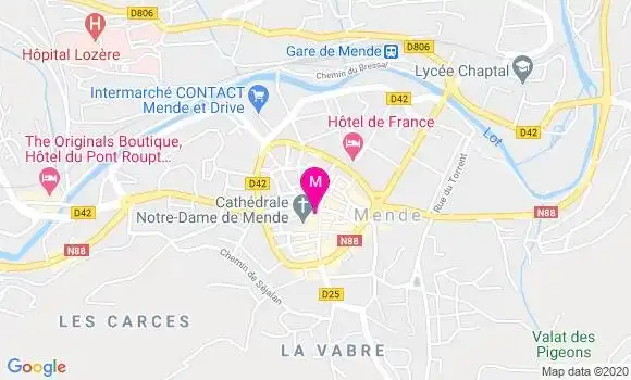 Localisation Dr Claude Claverie