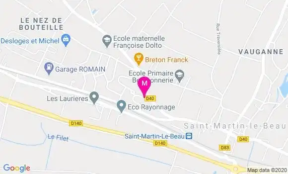 Localisation Dr Hubert De Lanversin