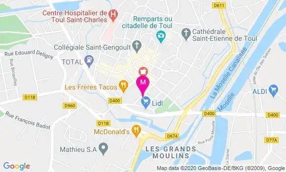 Localisation Dr Philippe Chort