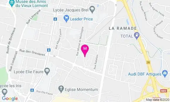 Localisation Dr Agate Tchassim