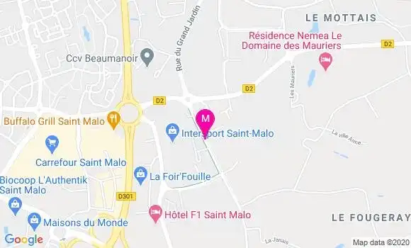 Localisation Dr Denis Thirouard