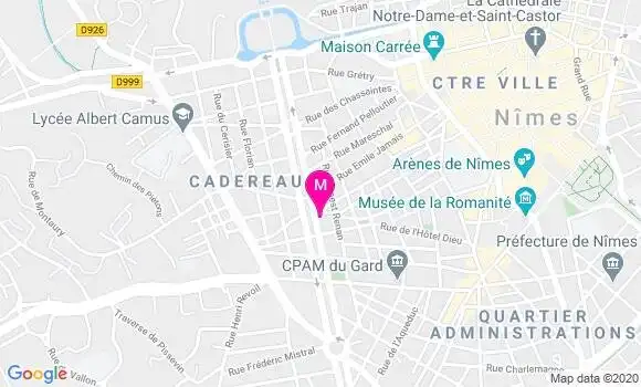 Localisation Dr Nathalie Chazot Bened