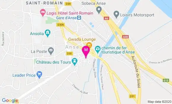 Localisation Dr Romain Pire