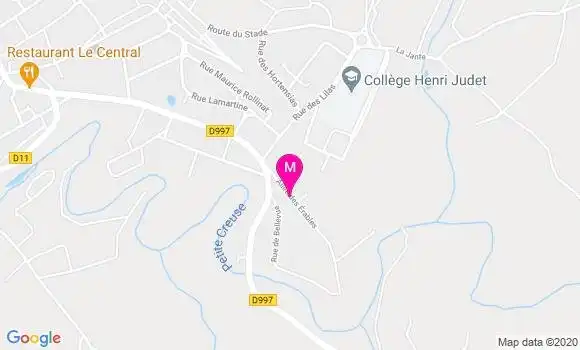 Localisation Dr Philippe Dagard