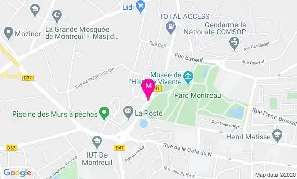 Localisation Dr Guennoline Fermin