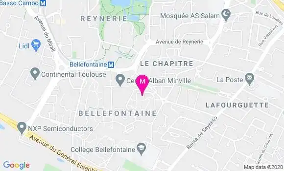 Localisation Dr Paul Monsegur