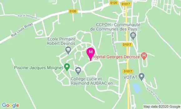 Localisation Dr Pascal Floury