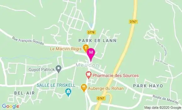 Localisation Dr Isabelle Roux