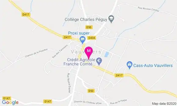 Localisation Dr Anne Perrin