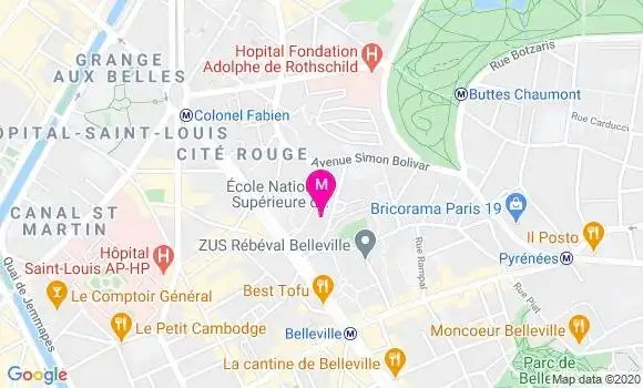 Localisation Dr Jacques Bellin