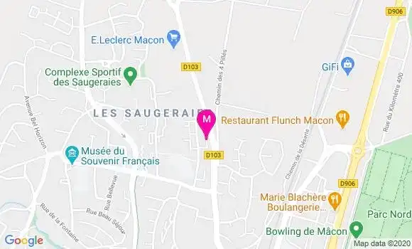 Localisation Dr Sophie Pourret