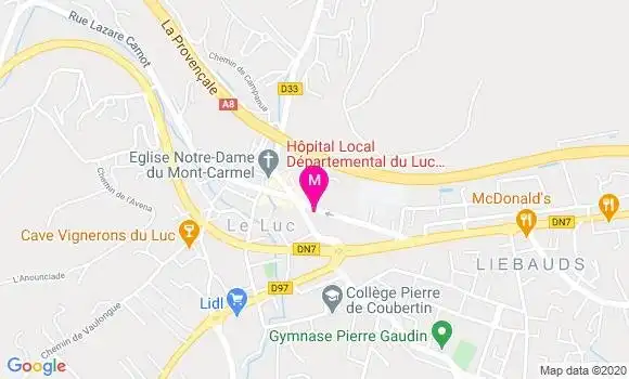 Localisation Dr Anne Marie Mossan