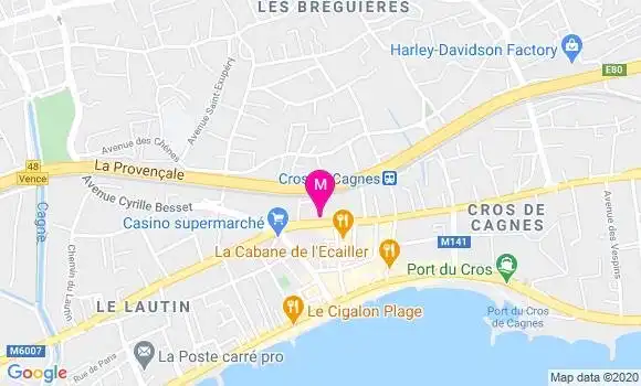 Localisation Dr Sabrina Inserra Lagalice