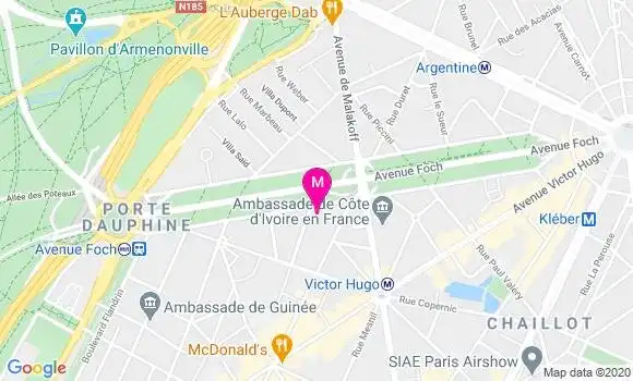 Localisation Dr Philippe Hubinois